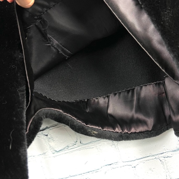 •VINTAGE•LIKE NEW |•BORGAZIA•| Sportowne Faux Fur Coat - Picture 9 of 13